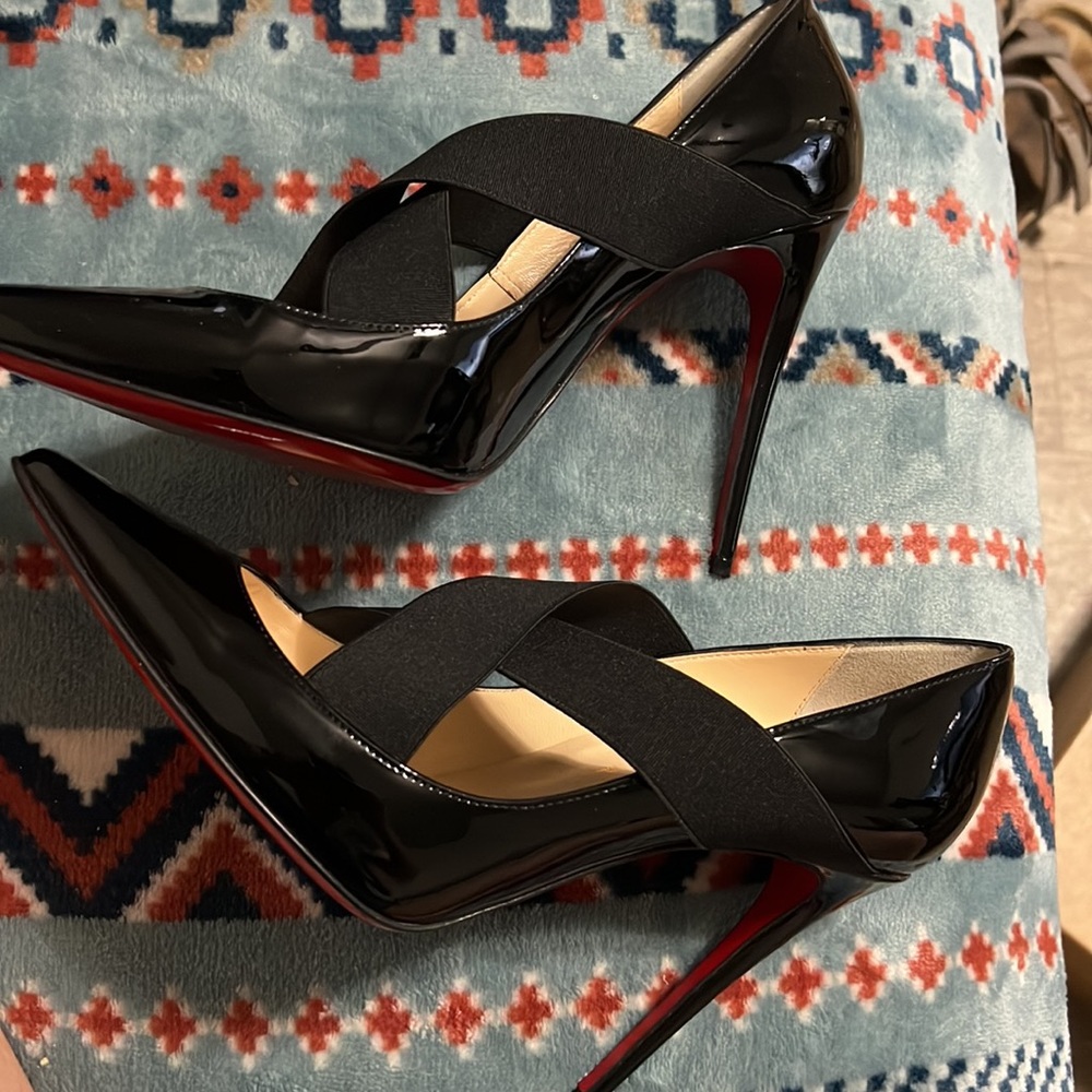 Christian louboutin sharpstatgram patent pumps 37 - Picture 2 of 11